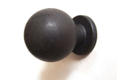 wrought iron cupboard door knob mushroom