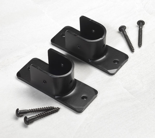 bracket for recess curtain pole