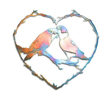 Wall art - Lovebirds